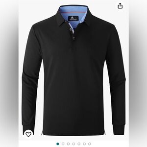 Swisswell men’s long sleeve collared polo shirt NWOT SIZE LARGE